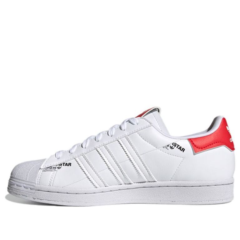 Adidas Superstar 'White Vivid Red' GV7672 sold by KicksCrew