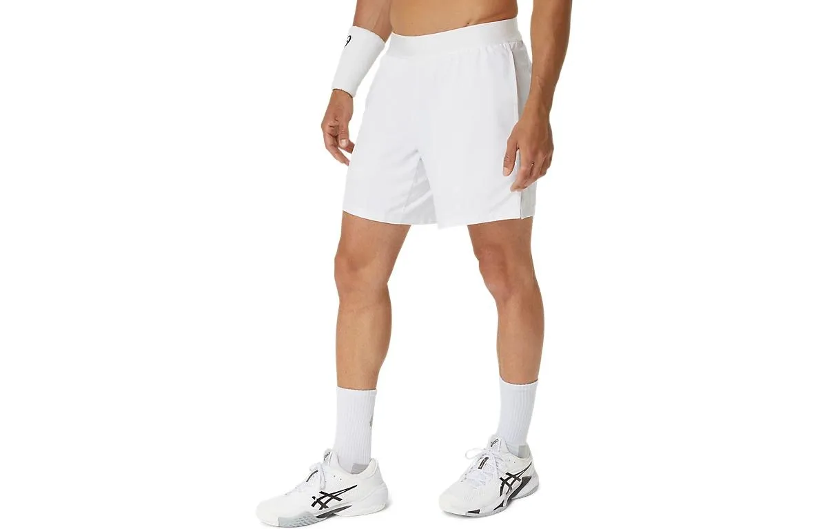 ASICS Logo Shorts 'White' 2041A285-100 sold by KicksCrew product image thumbnail 3