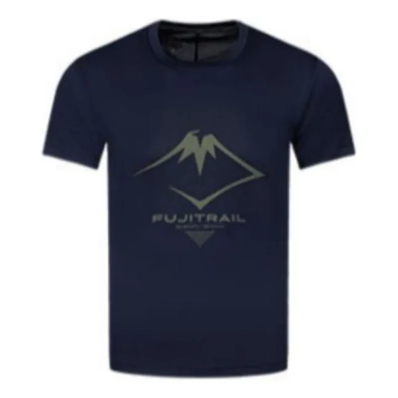 ASICS Fujitrail Logo Short Sleeve T-shirt 'Navy' 2011C624-400 sold by KicksCrew