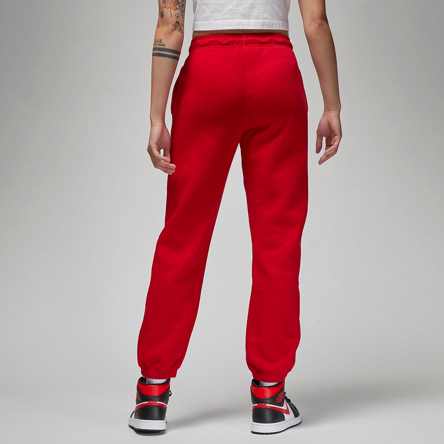 (WMNS) Air Jordan Brooklyn Fleece Pants 'Red' FN4494-687 sold by KicksCrew product image thumbnail 5