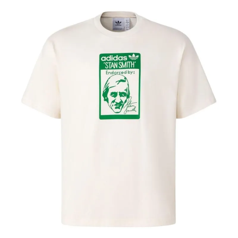 adidas Originals Stan Smith T-Shirt 'White Green' JH1223 sold by KicksCrew