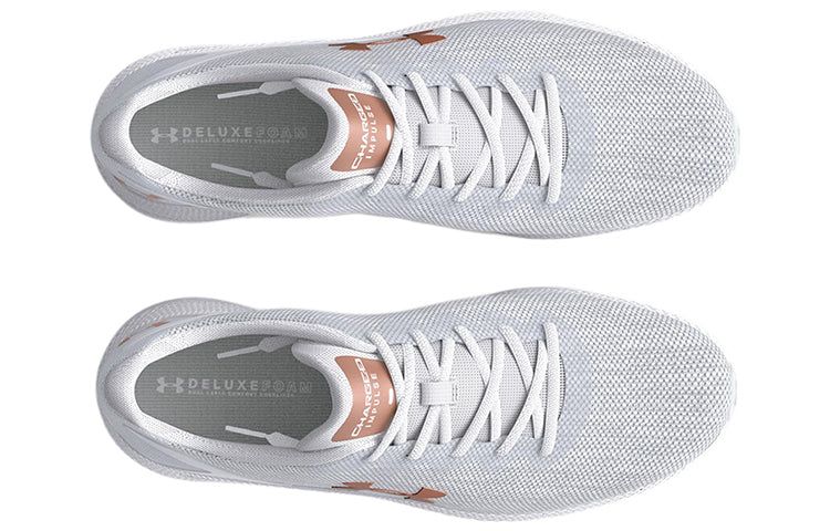 (WMNS) Under Armour Charged Impulse 2 Knit 'White Metallic Rose Gold' 3024886-105 sold by KicksCrew product image thumbnail 4