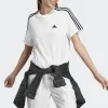 (WMNS) adidas Essentials 3-Stripes Single Jersey Crop Top Asia Sizing 'White' HR4915 sold by KicksCrew