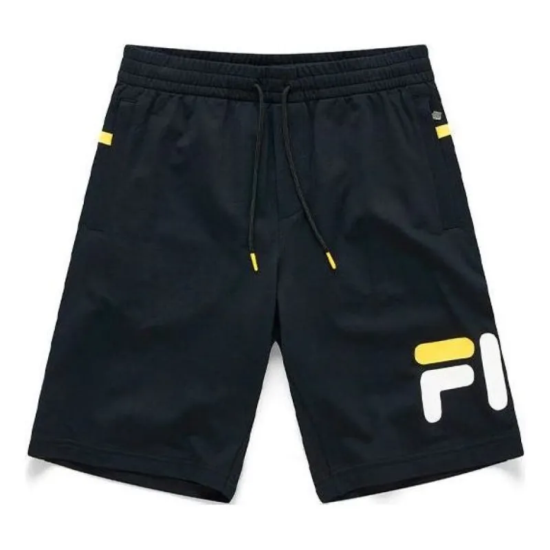 FILA FUSION Logo Shorts 'Black' T11M110604B-BK sold by KicksCrew