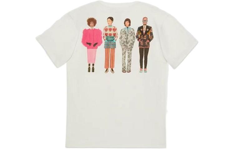 (WMNS) GUCCI T-Shirt 'Off White' 717422-XJEXG-9095 sold by KicksCrew product image thumbnail 2