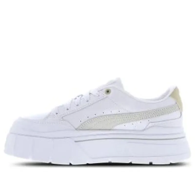 (WMNS) PUMA Mayze Stack 'White Sedate Grey' 384363-15 sold by KicksCrew