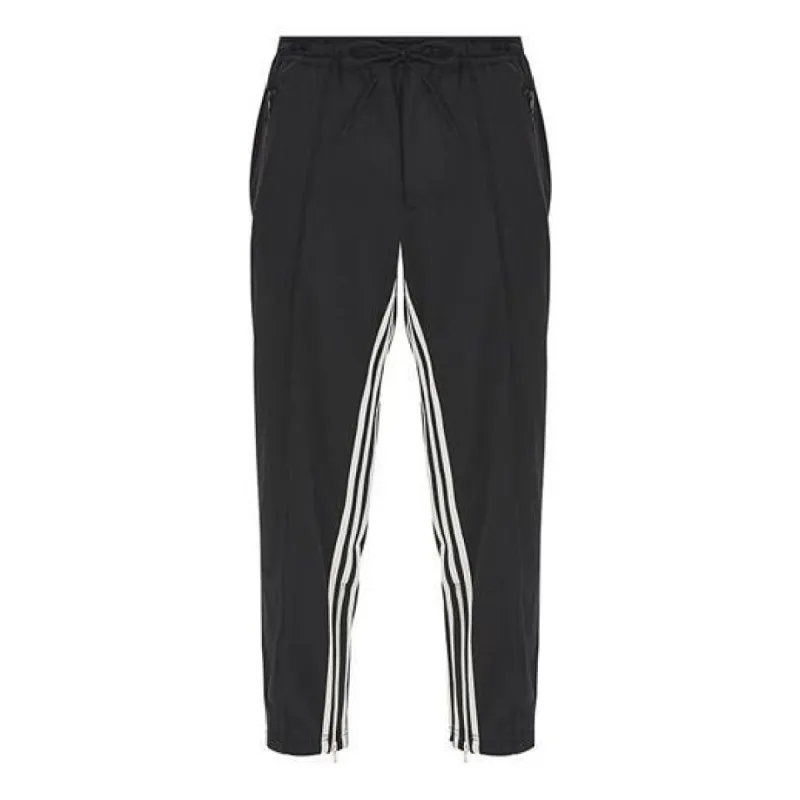 adidas Y-3 3-Stripes Cropped Track Pants 'Black' FJ0392 sold by KicksCrew