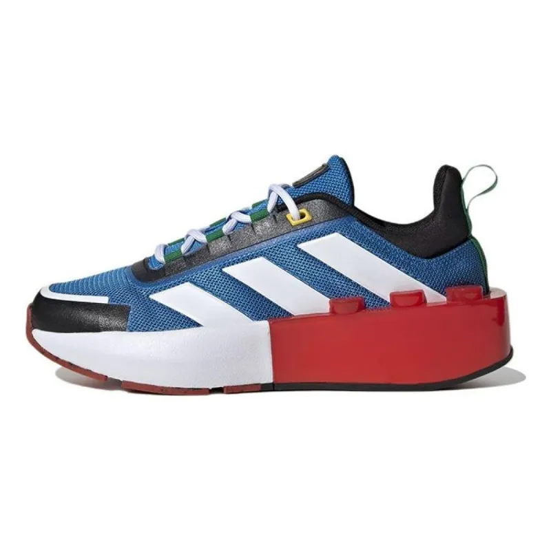 (GS) adidas Tech Runner x LEGO 'Shock Blue Red' HP5884 sold by KicksCrew