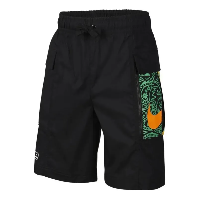 (PS) Nike Sportswear woven cargo shorts 'Black' FQ0689-010 sold by KicksCrew
