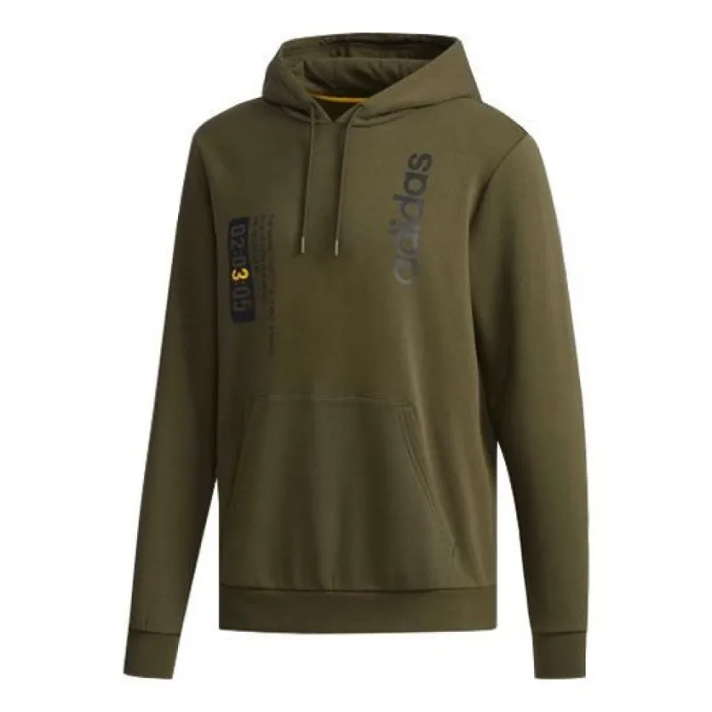 Men's adidas neo Fav Hoody Sports Military Green DW8181 sold by KicksCrew