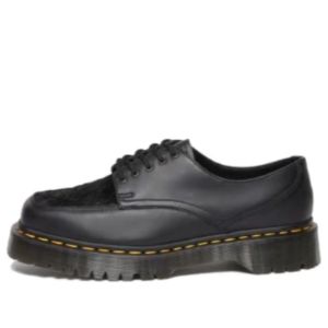 Dr. Martens 5-Eye Bex Square Toe Hair-On & Leather Shoes 'Black' 31171001 sold by KicksCrew