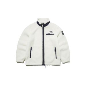 THE NORTH FACE Fleece Jacket 'White' NJ4FL56D sold by KicksCrew