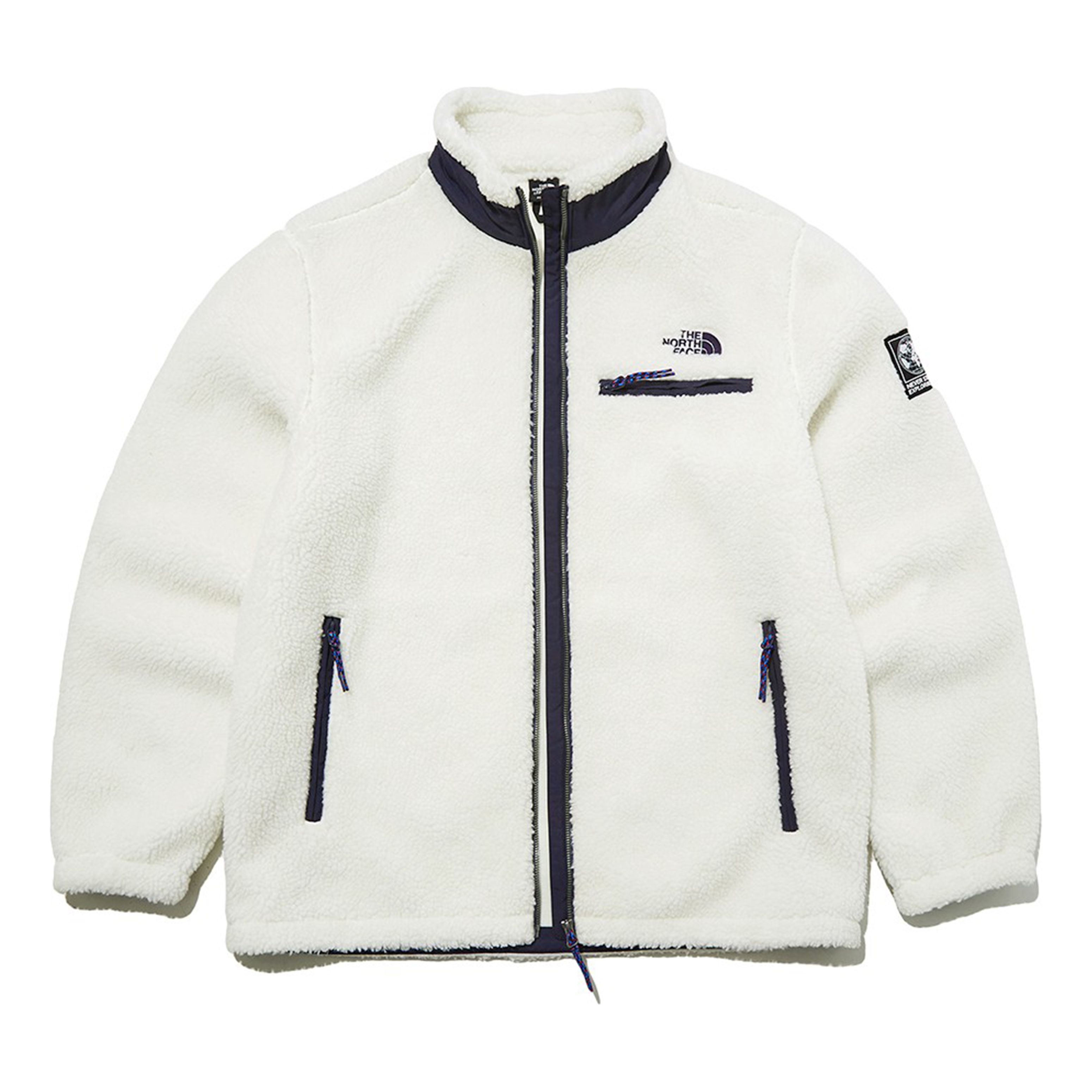 THE NORTH FACE Fleece Jacket 'White' NJ4FL56D sold by KicksCrew