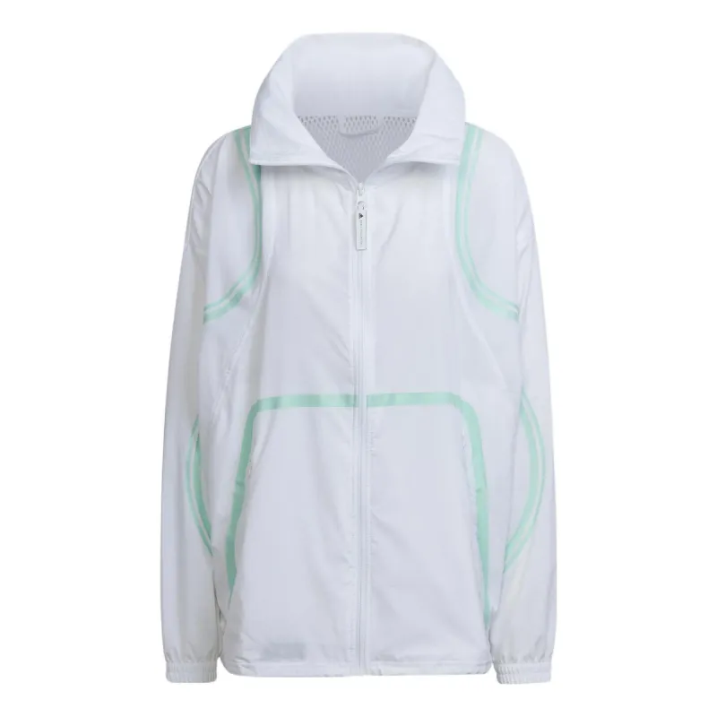 (WMNS) adidas By Stella Mccartney Truepace Woven Jacket 'White' HD9121 sold by KicksCrew
