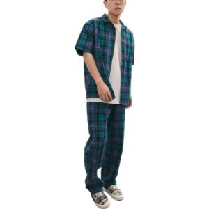 Vans Range Anaheim Baggy Elastic Waist Trousers 'Blue Green' VN00000GY8Q sold by KicksCrew