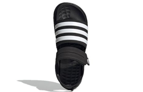 adidas Duramo Slide 'Core Black White' FY6035 sold by KicksCrew