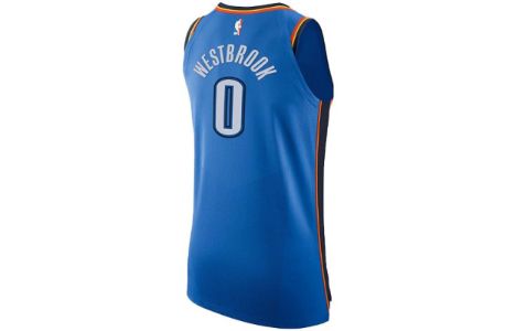 Nike x NBA Oklahoma City Thunder Jerseys 'Russell Westbrook 0' AV2680-404 sold by KicksCrew