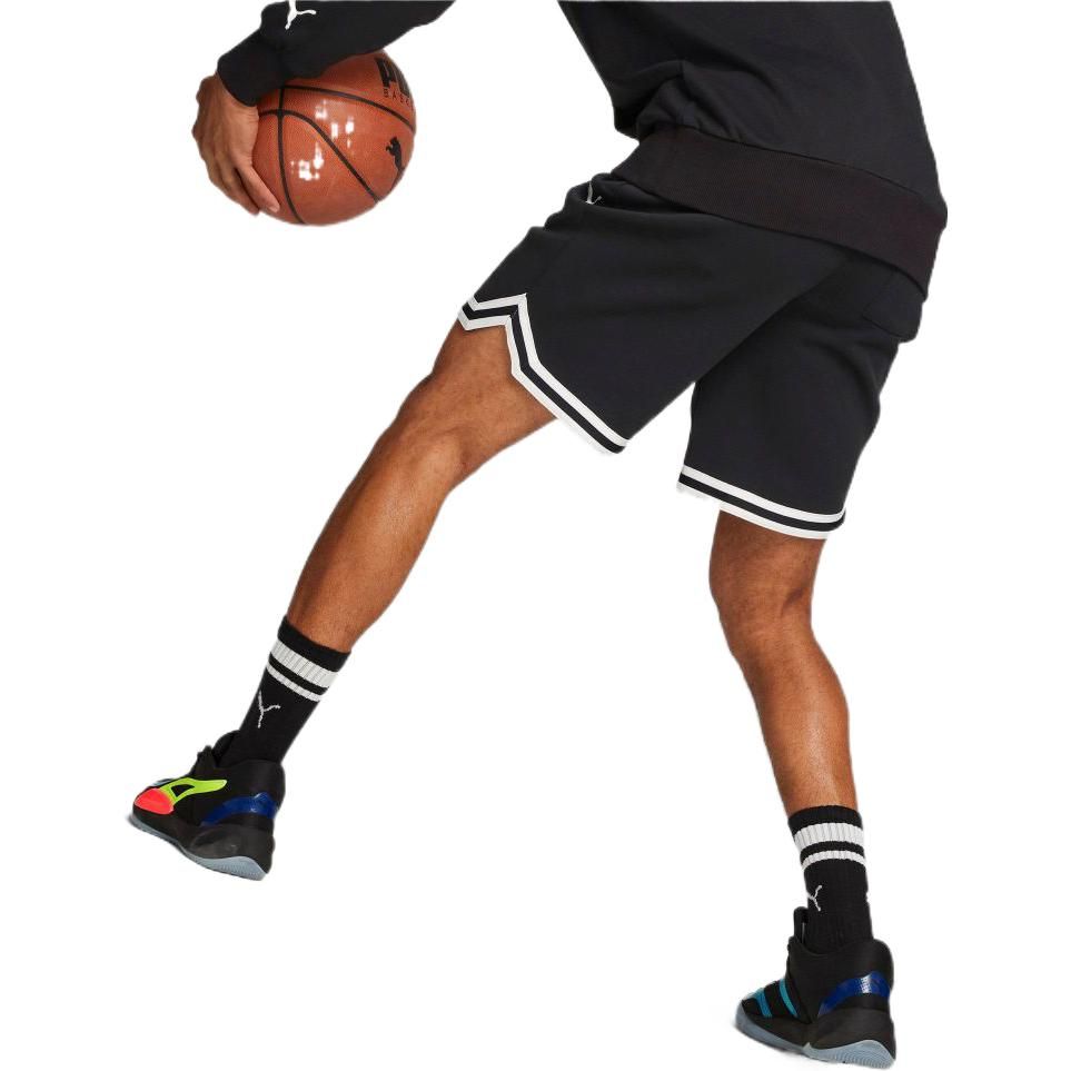 Puma Logo Automatic Basketball Shorts 'Black' 536134-01 sold by KicksCrew product image thumbnail 5