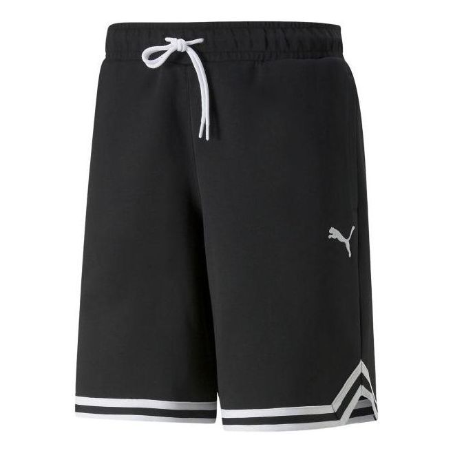 Puma Logo Automatic Basketball Shorts 'Black' 536134-01 sold by KicksCrew