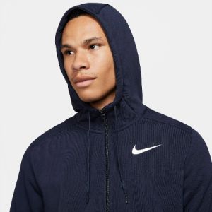 Nike Dri-FIT Full-Zip Training Hoodie 'Navy Blue' CZ6376-451 sold by KicksCrew