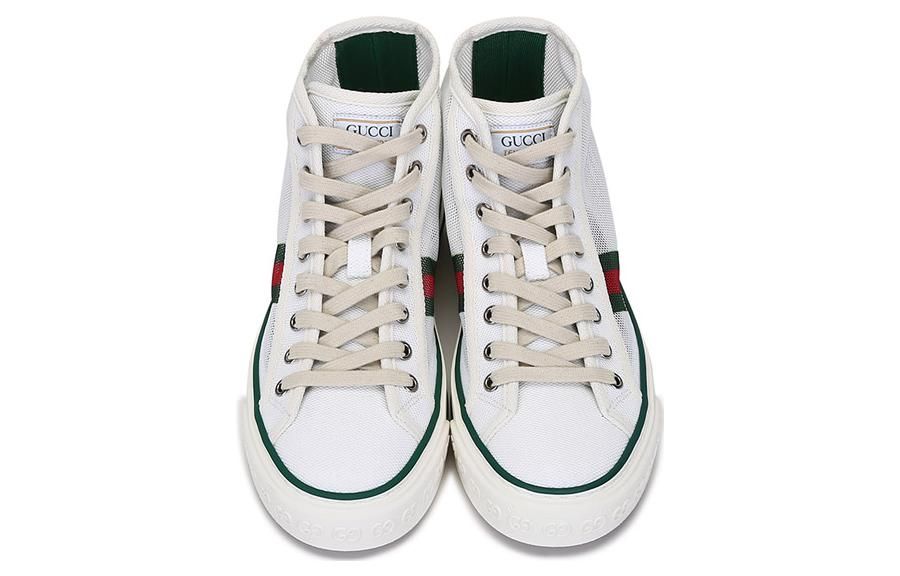(WMNS) GUCCI Tennis 1977 High Top Sneakers 'Mesh White' 663579-2WB10-9070 sold by KicksCrew product image thumbnail 5