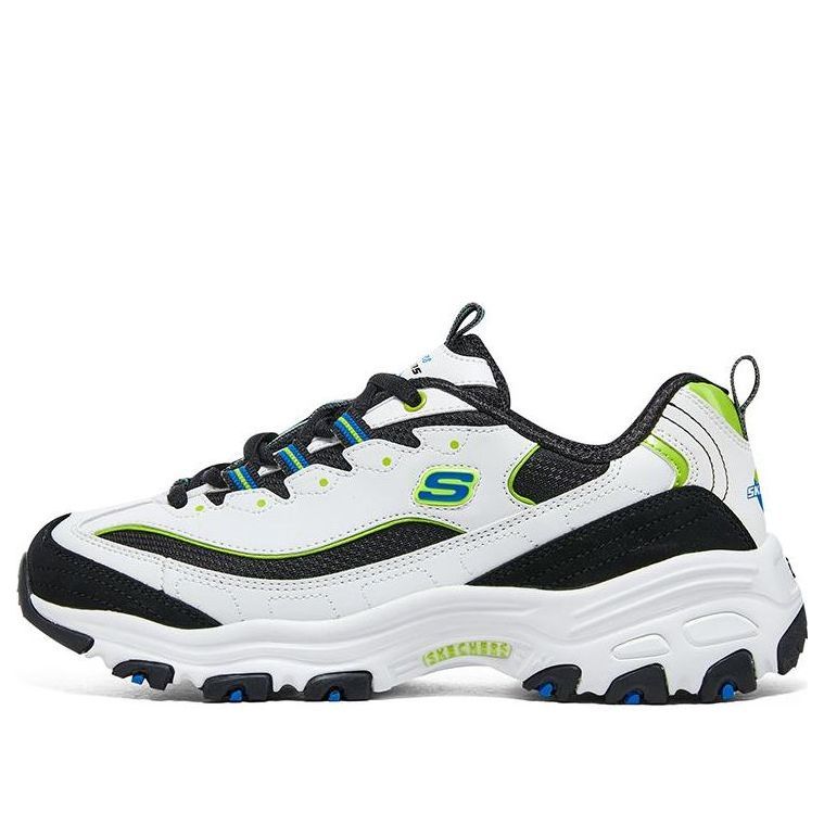 (WMNS) Skechers D'Lites 1.0 'White Black Multicolor' 896262-WBMT sold by KicksCrew