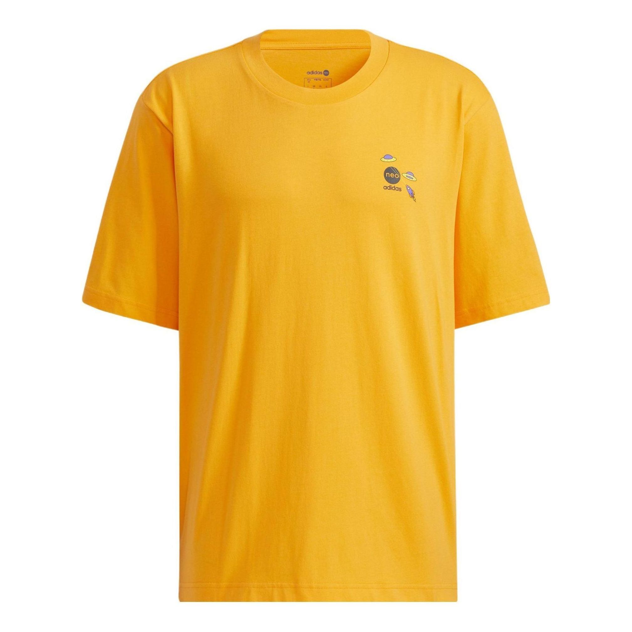 Adidas Neo Graphic T-Shirts 'Yellow' HC9749 sold by KicksCrew