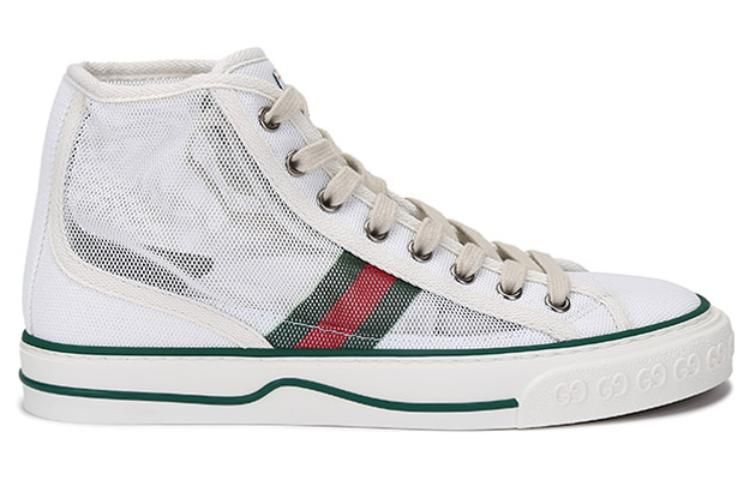 (WMNS) GUCCI Tennis 1977 High Top Sneakers 'Mesh White' 663579-2WB10-9070 sold by KicksCrew product image thumbnail 2