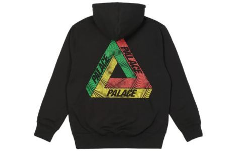 Palace FW22 Swirl Tri-Ferg Hoodie 'Black' P23HD107 sold by KicksCrew