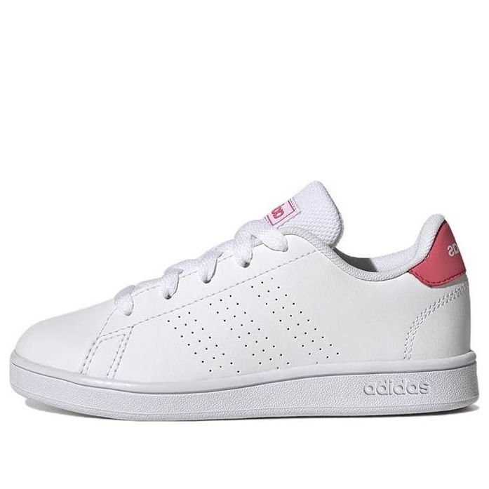 (GS) Adidas Advantage Lifestyle Court Lace Shoes 'White Pink' GY6996 sold by KicksCrew
