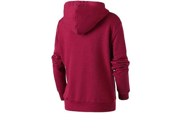 (WMNS) Converse Star Chevron Embroidered Pullover Hoodie 'Dark Red' 10008923-A08 sold by KicksCrew product image thumbnail 2