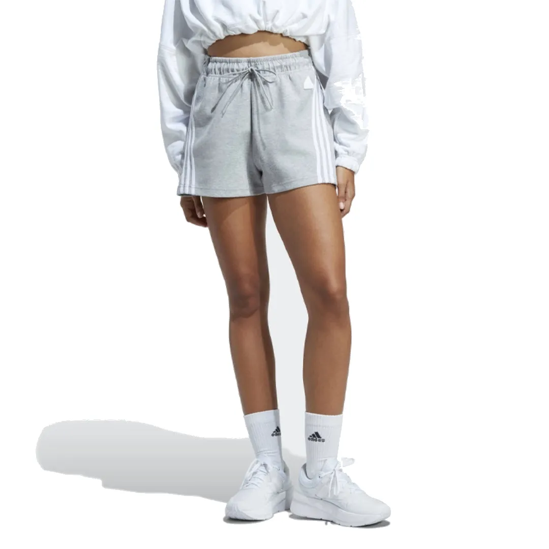 (WMNS) adidas Future Icons 3-Stripes Shorts Asia Sizing 'Grey' IC0521 sold by KicksCrew product image thumbnail 3