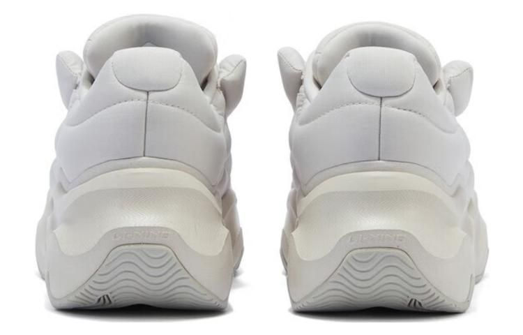 (WMNS) Li-Ning Puff Runner 'White Grey' AZGT072-2 sold by KicksCrew product image thumbnail 4