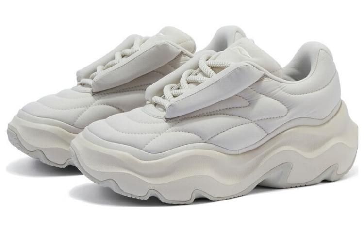 (WMNS) Li-Ning Puff Runner 'White Grey' AZGT072-2 sold by KicksCrew product image thumbnail 3