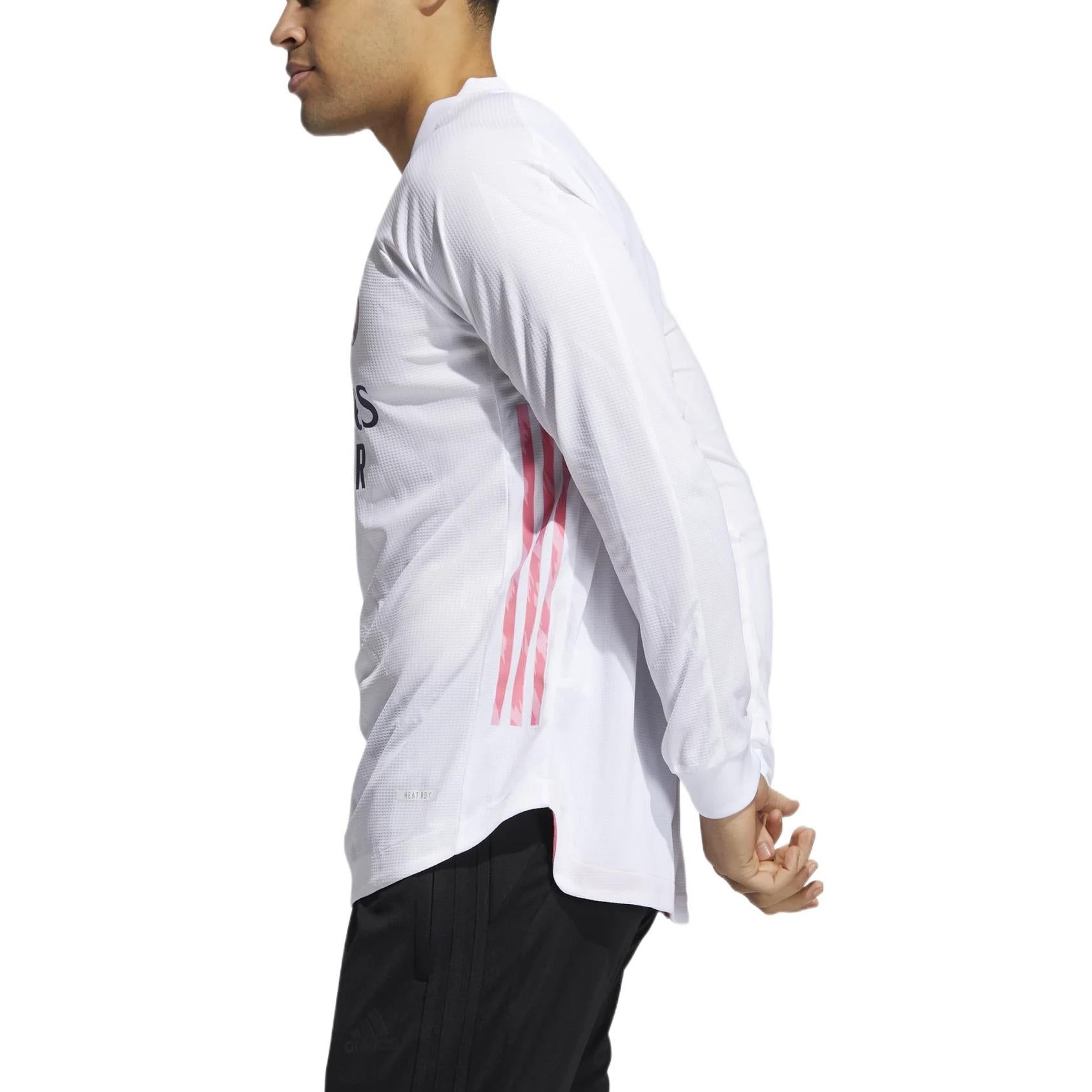 adidas Real Madrid 20/21 Authentic Home Long Sleeve Jersey 'White Navy' FQ7488 sold by KicksCrew product image thumbnail 5