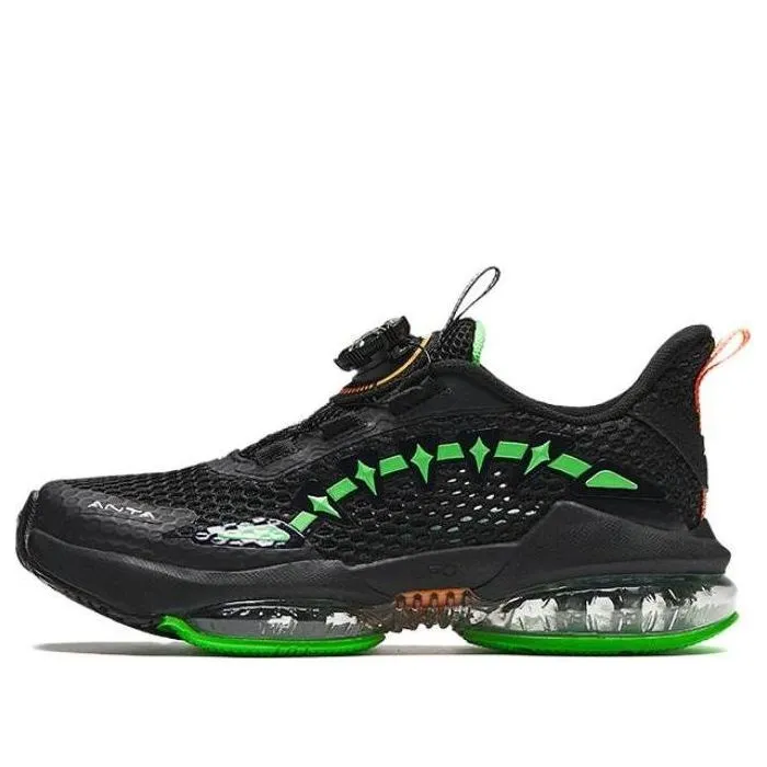 (GS) ANTA Running Series Sneakers 'Black Green' A312325588H-4 sold by KicksCrew