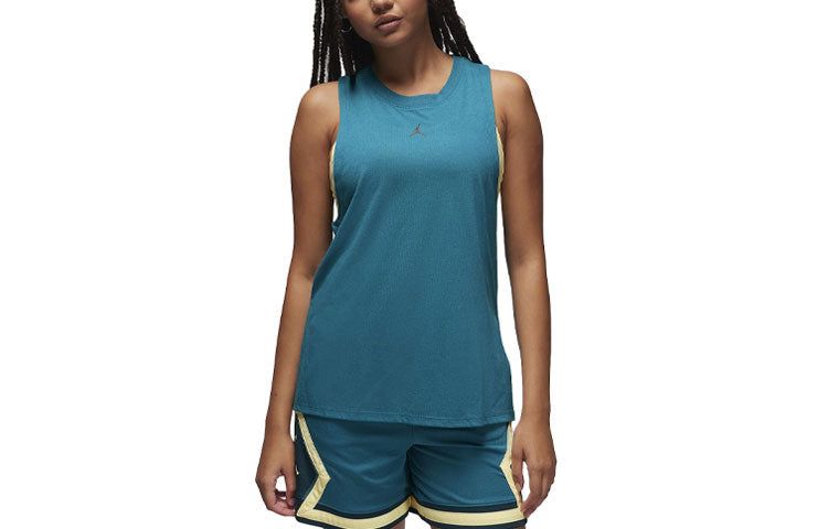 (WMNS) Air Jordan Sport Diamond Tank Top 'Teal' FB4629-318 sold by KicksCrew product image thumbnail 2