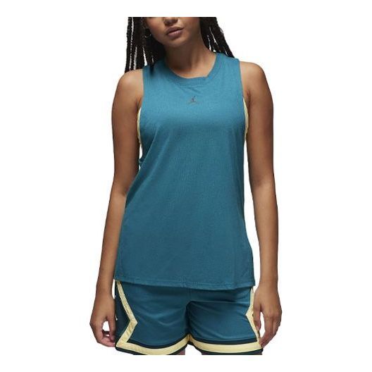 (WMNS) Air Jordan Sport Diamond Tank Top 'Teal' FB4629-318 sold by KicksCrew