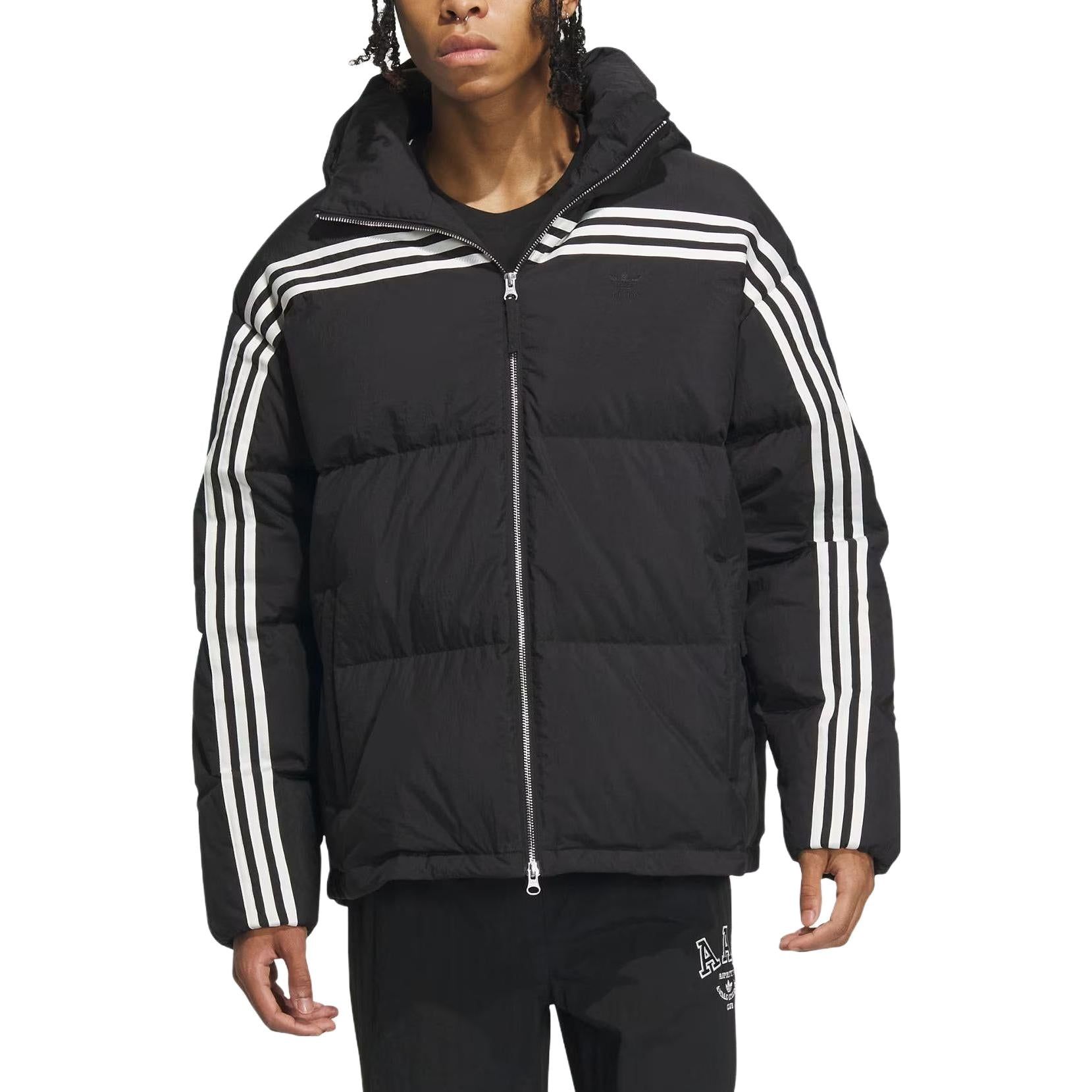 adidas Originals Goose Down Jacket 'Black' IU4829 sold by KicksCrew product image thumbnail 2