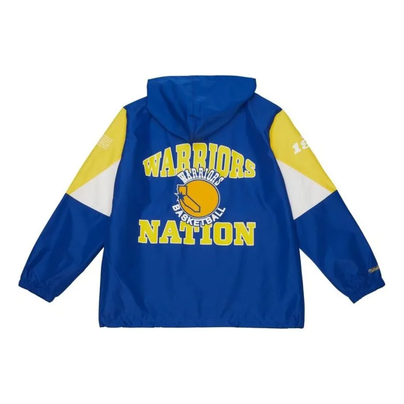 Mitchell & Ness x NBA Team Origins Anorak Quarter-Zip Pullover Hoodie 'Royal Golden State Warriors' OJPO5033-GSWYYPPPROYA sold by KicksCrew