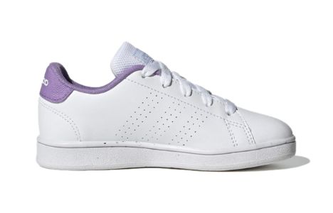 (PS) Adidas Tennis Advantage Lifestyle Court 'White Violet Fusion' H06181 sold by KicksCrew
