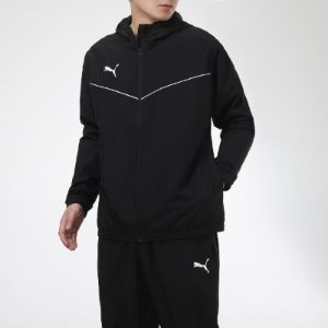 Puma Full Sleeve Solid Jacket 'Black' 657396-03 sold by KicksCrew