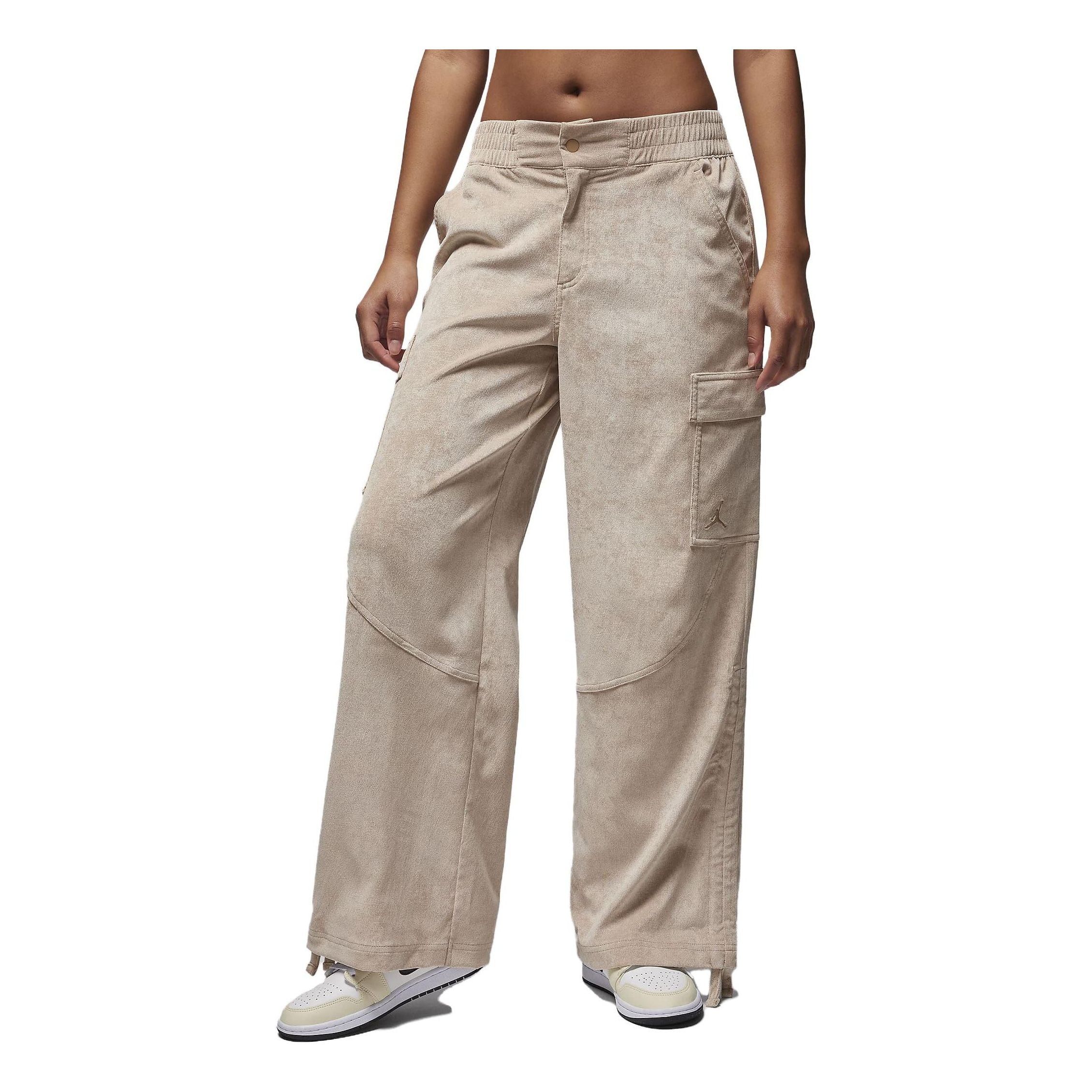 (WMNS) Air Jordan Corduroy Chicago Trousers 'Desert' FD8209-277 sold by KicksCrew