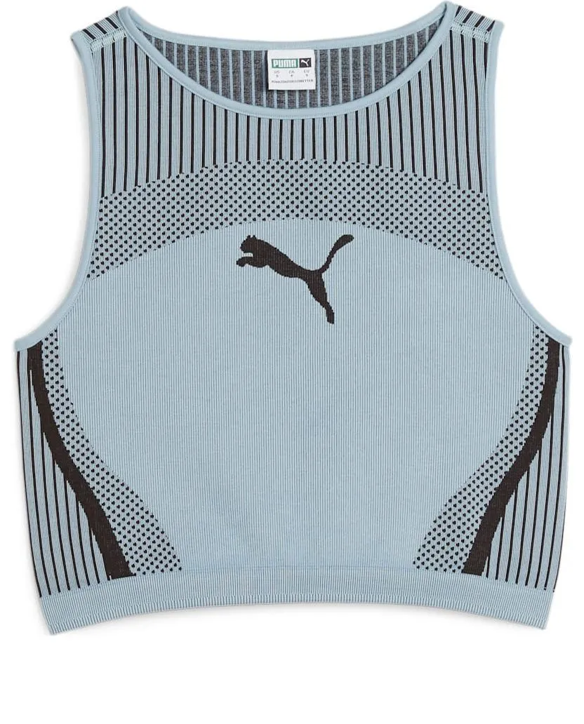 (WMNS) PUMA Dare To Crop Top 'Turquoise Surf' 624294-22 sold by KicksCrew