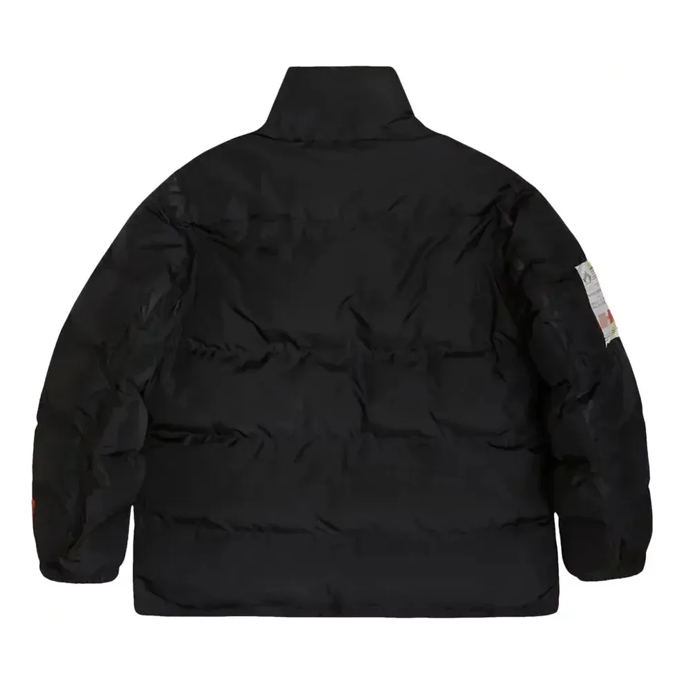 HERON PRESTON Label Nylon Puffer Jacket 'Black' HMED008F21FAB0011000 sold by KicksCrew product image thumbnail 2