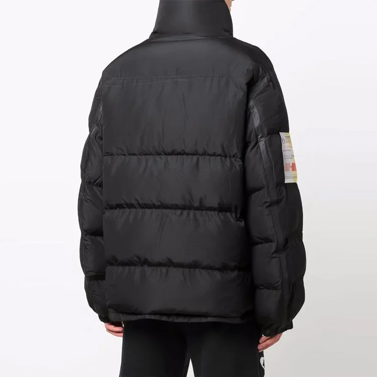 HERON PRESTON Label Nylon Puffer Jacket 'Black' HMED008F21FAB0011000 sold by KicksCrew product image thumbnail 4
