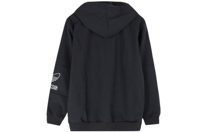 adidas originals Putline FullZip Hooded Jacket 'Black White' DX3853 sold by KicksCrew product image thumbnail 2