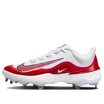 Nike Alpha Huarache Elite 4 Low 'White University Red' FD2745-105 sold by KicksCrew