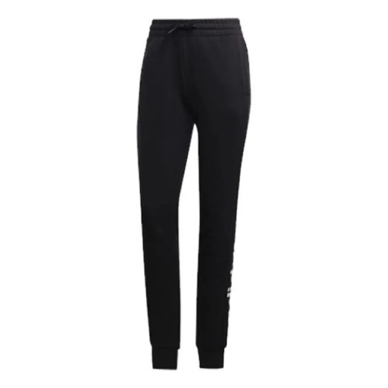 (WMNS) adidas Essentials Linear Pants Asia Sizing 'Black' DP2398 sold by KicksCrew