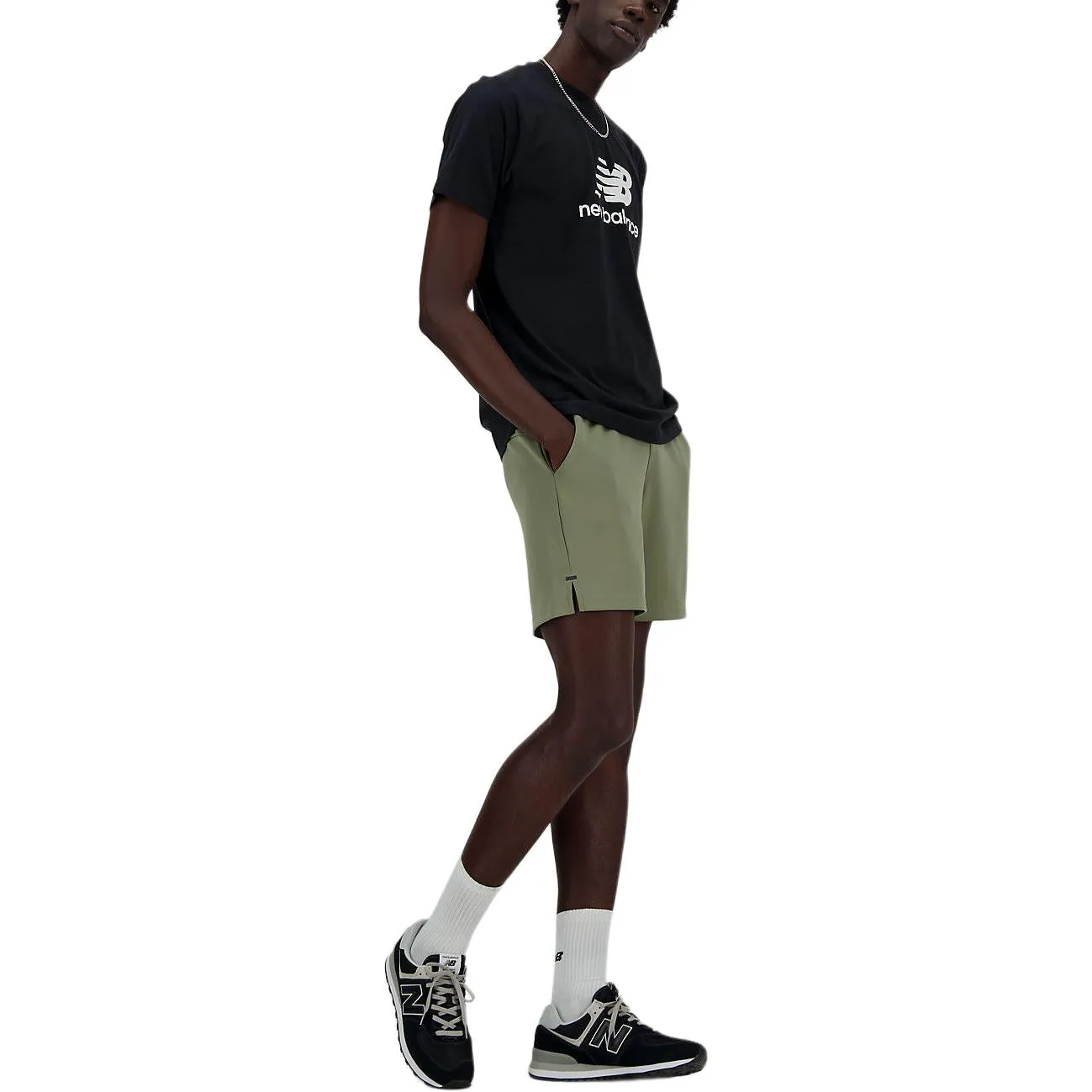 New Balance Sport Essentials Logo T-Shirt 'Black' MT41502-BK sold by KicksCrew product image thumbnail 5